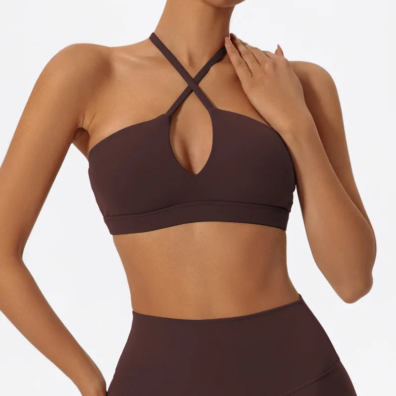 Summer Gym Top Women Training Yoga Clothes Stretch Sports Underwear Fitness Workout Cross Yoga Bra Sexy Sports Bra