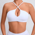 Summer Gym Top Women Training Yoga Clothes Stretch Sports Underwear Fitness Workout Cross Yoga Bra Sexy Sports Bra